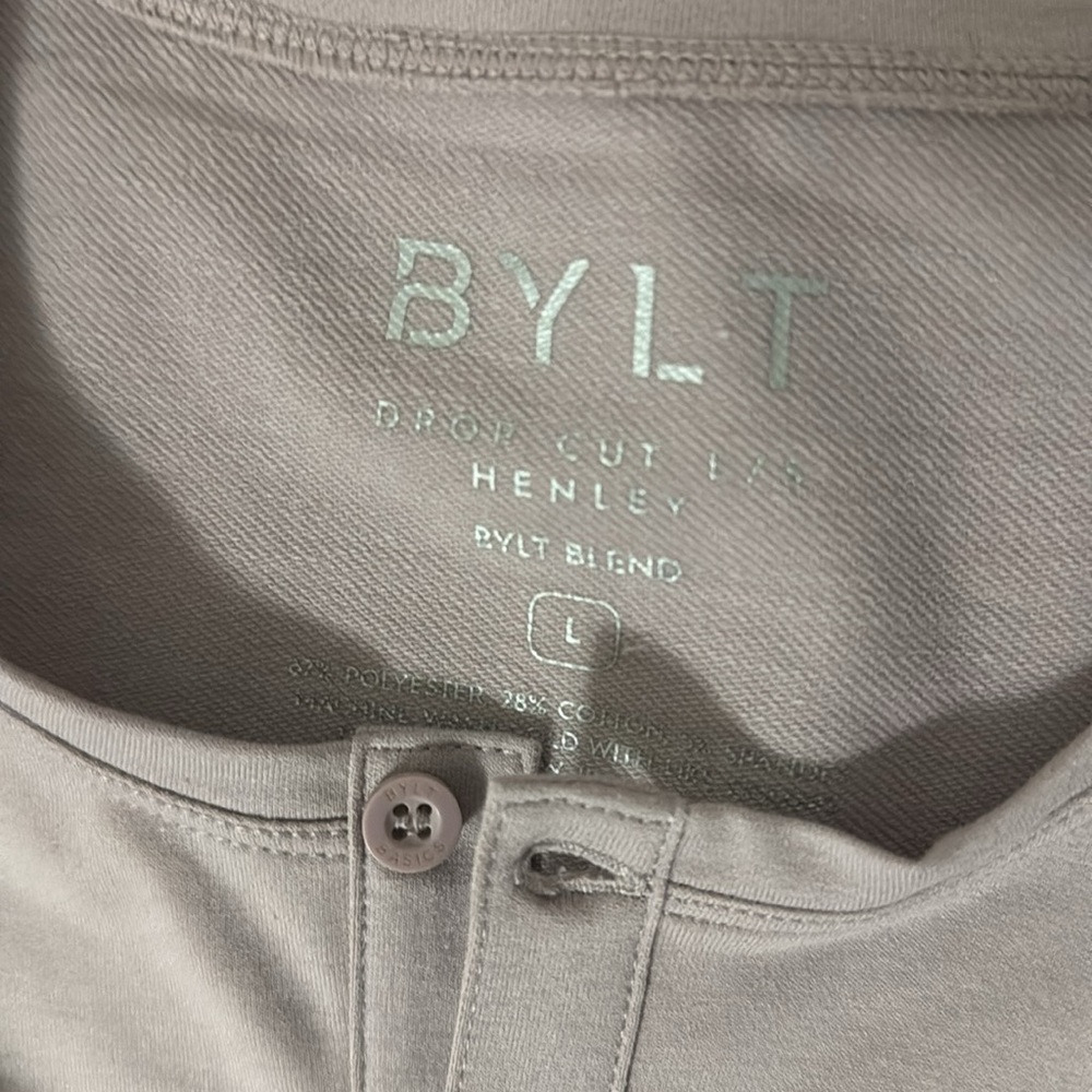 BYLT men’s henley - Picture 3 of 3